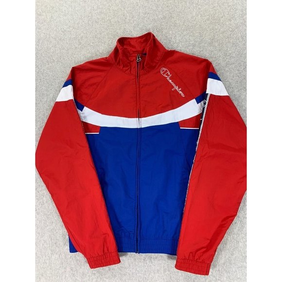 Champion Vintage 1980's Windbreaker Jacket (Men's Small)‎ Red - Picture 1 of 11